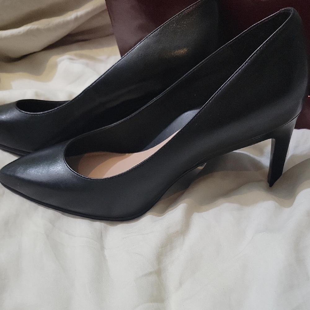 Taryn Rose Collection Weatherproof Heels, New In Box- With Dustbag